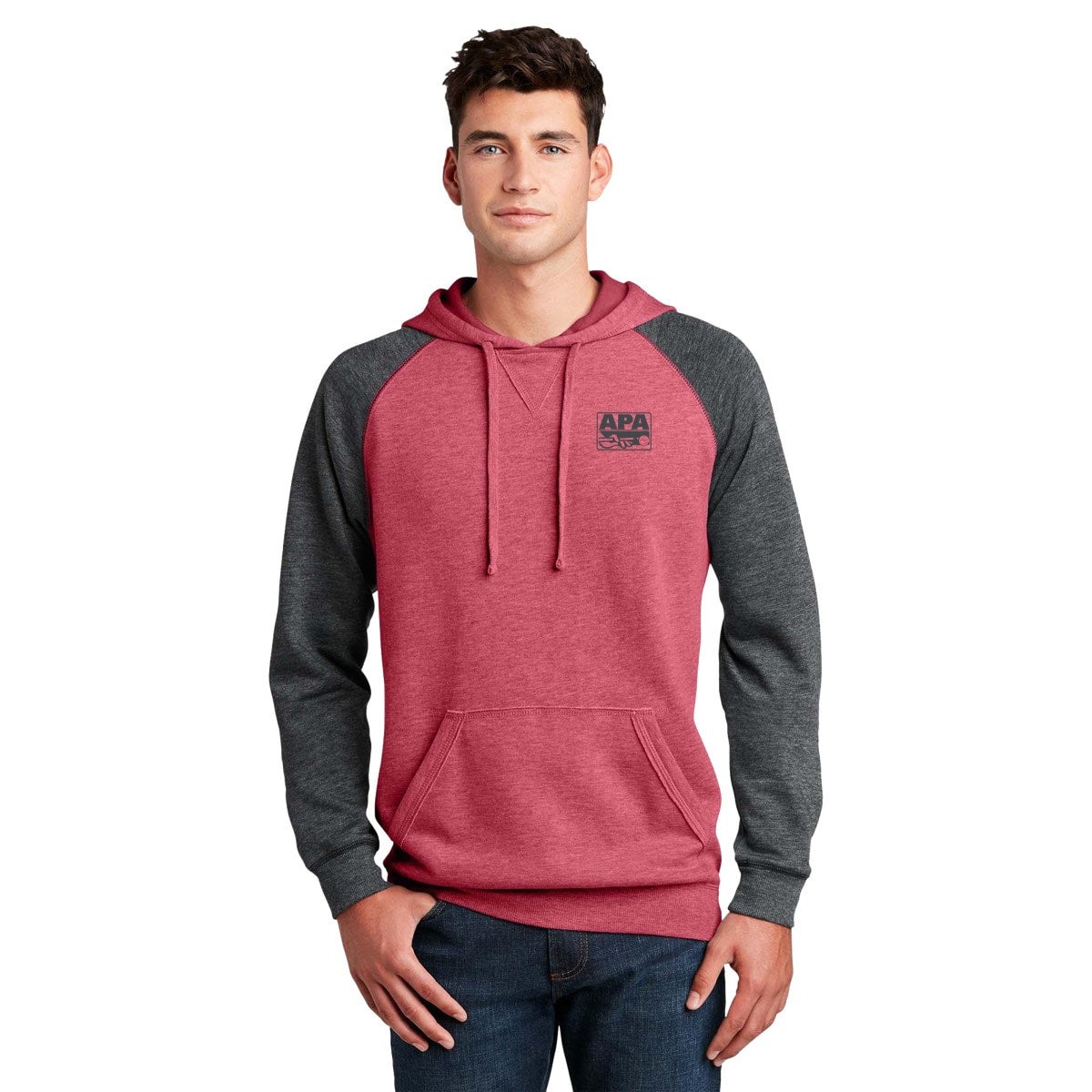 Raglan sale hoodie mens